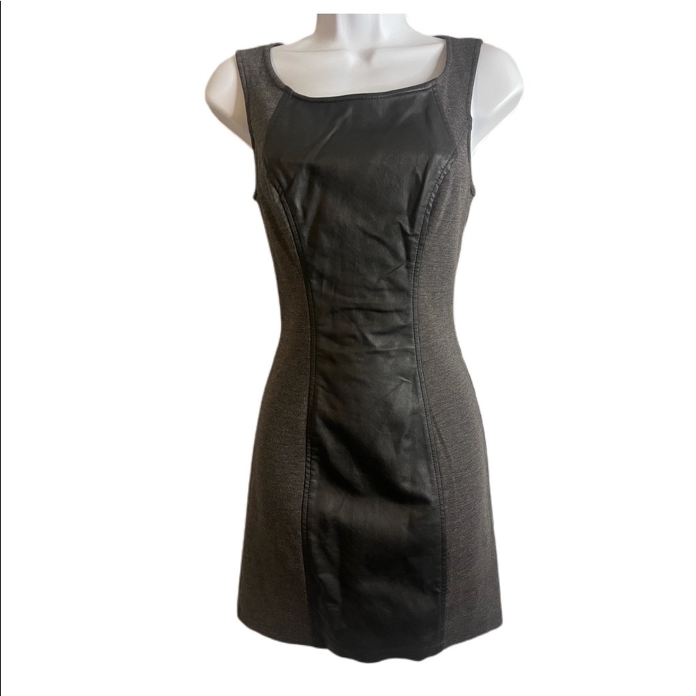 Bebe leather mini dress